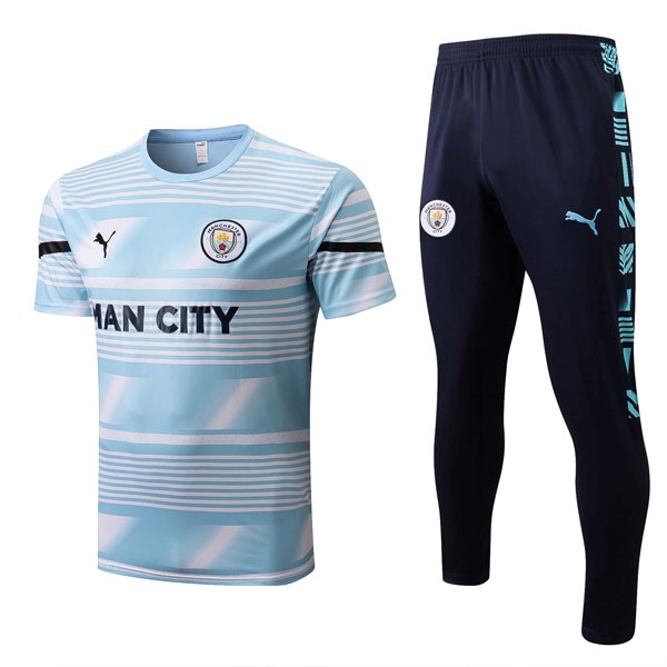 Camiseta Manchester City Conjunto Completo 2022/23 Azul
